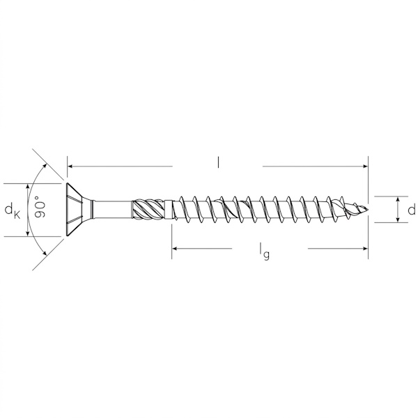 Fischer Vite per Legno Fpf-ST YZP Testa Svasata Piana (TSP) TORX T30 Zincata Gialla - FISCHER - Immagine 2